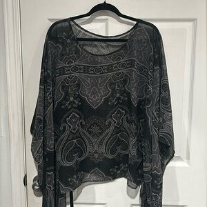 Vintage Inspired Chiffon Top